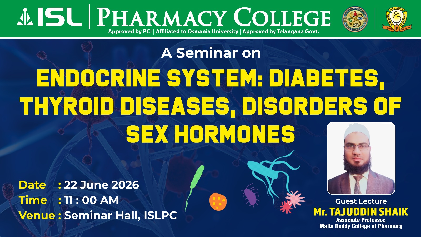 ISL Pharmacy College Banner 1
