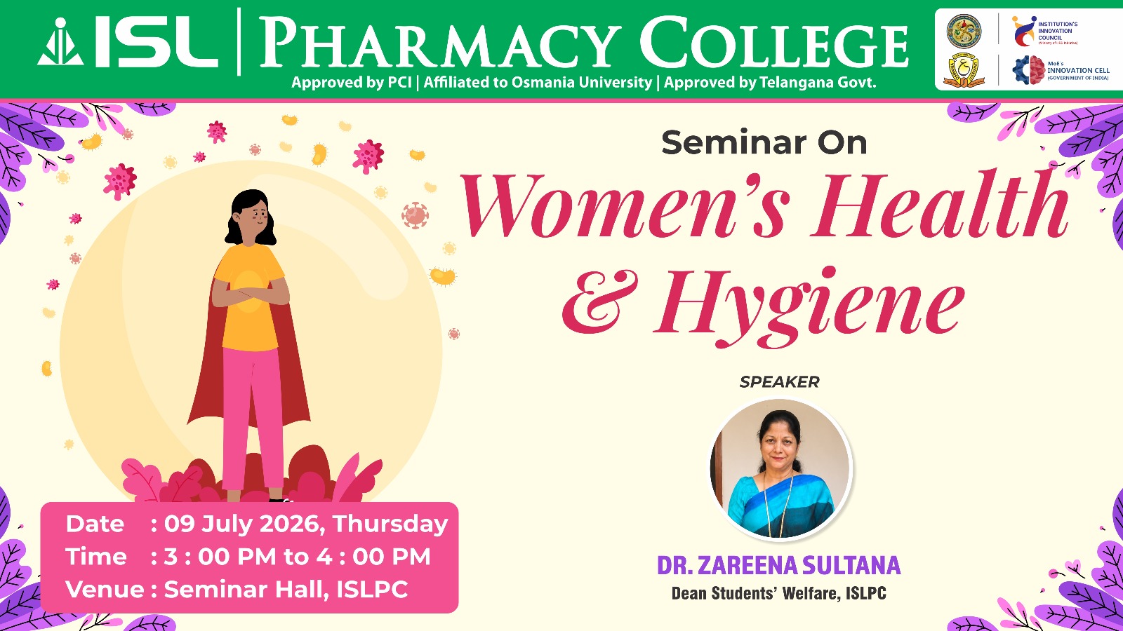 ISL Pharmacy College Banner 10