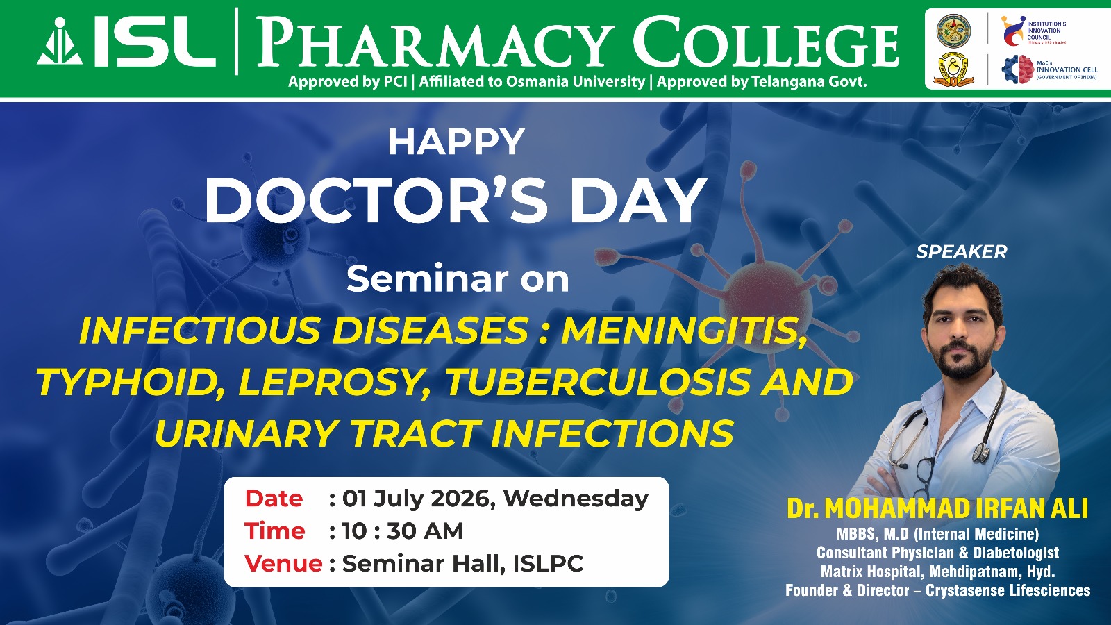 ISL Pharmacy College Banner 12