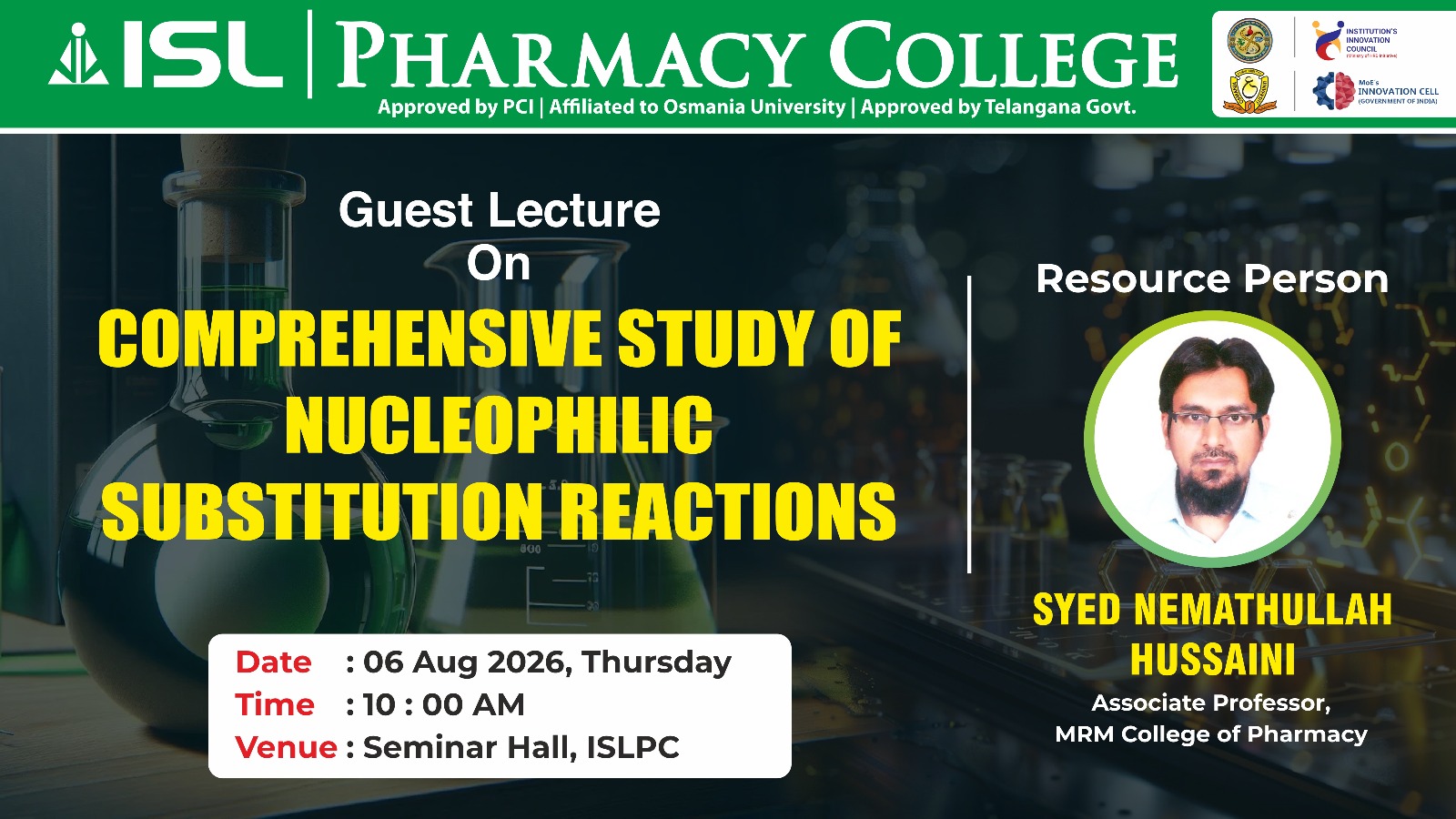 ISL Pharmacy College Banner 14