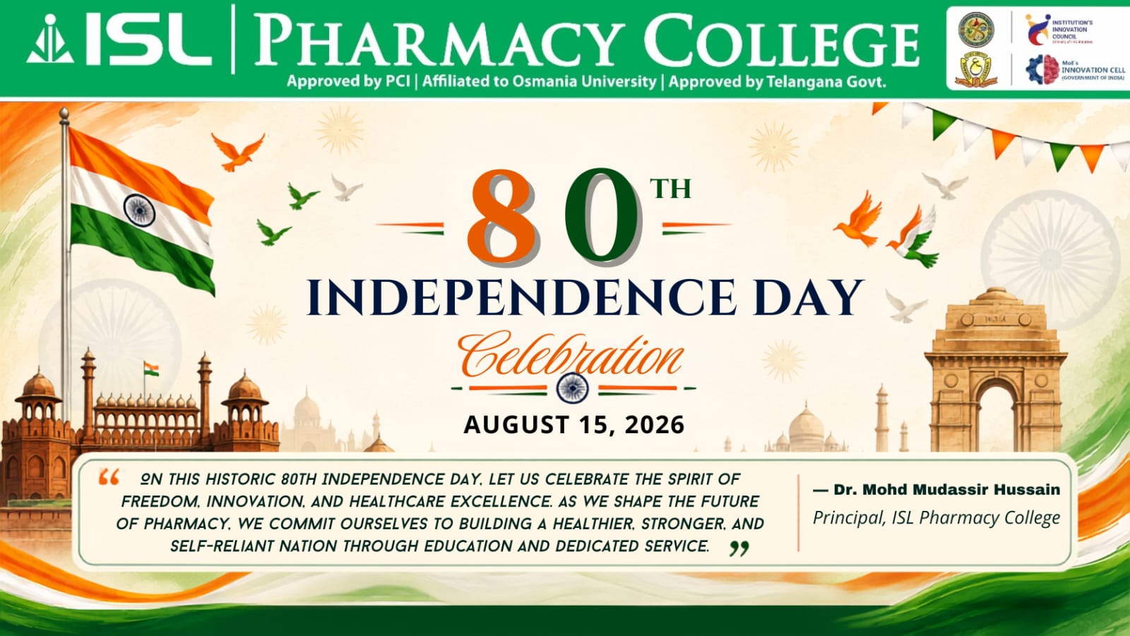 ISL Pharmacy College Banner 15