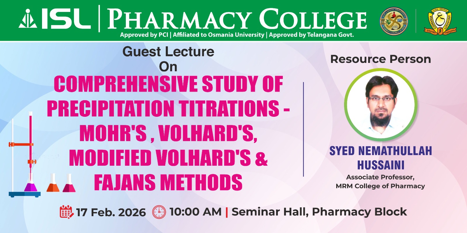 ISL Pharmacy College Banner 3