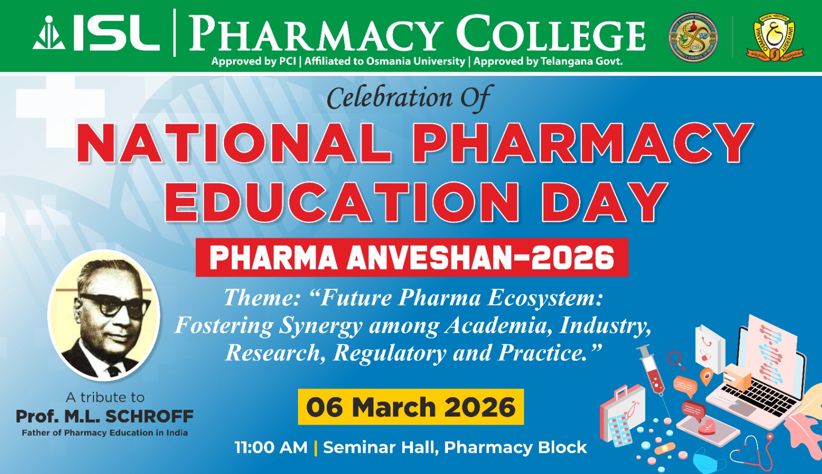 ISL Pharmacy College Banner 4