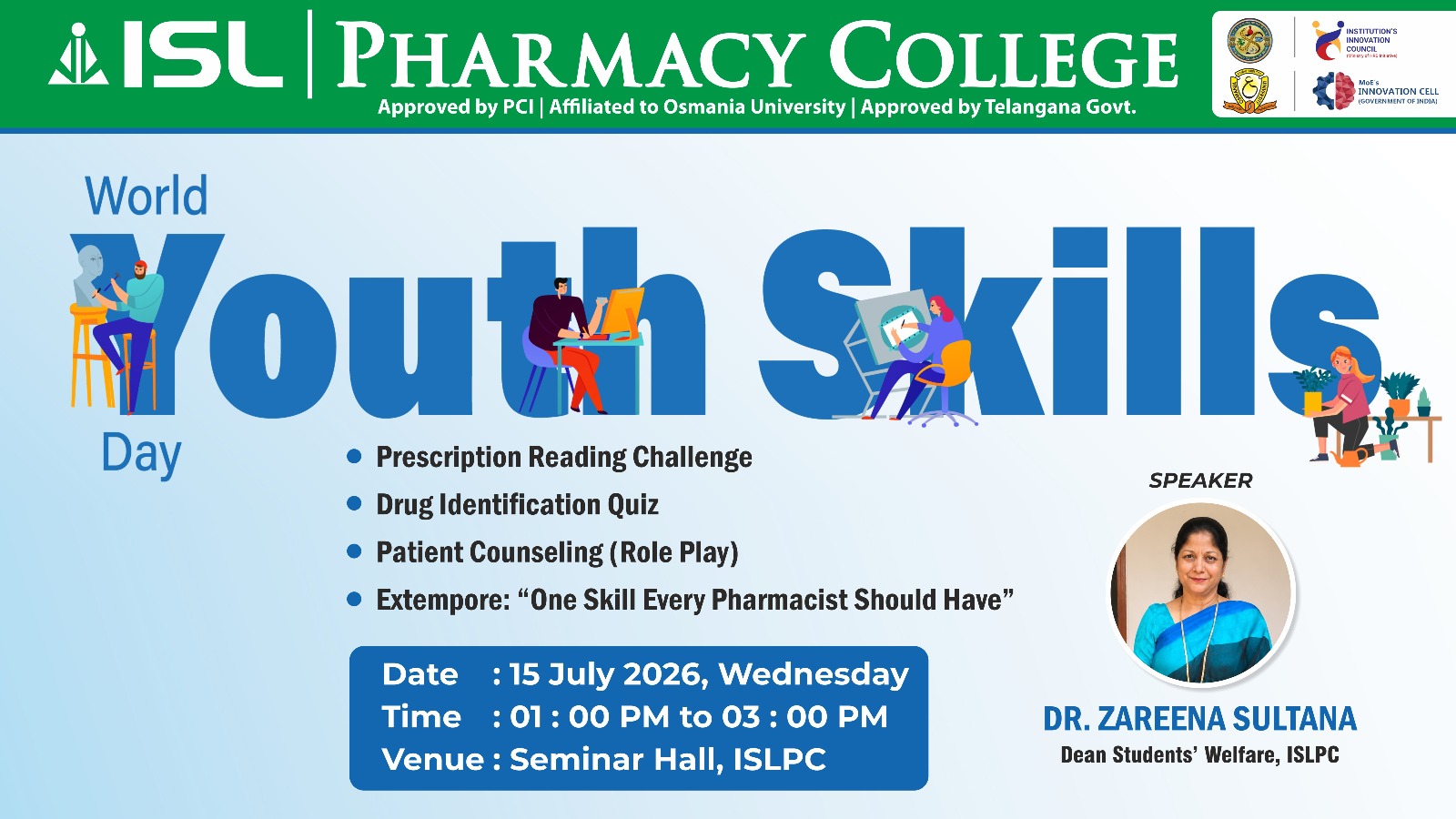 ISL Pharmacy College Banner 5